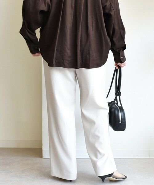 SHIPS / シップス その他パンツ | 〈UVカット/防シワ加工〉梳毛調 ストレッチ ドロスト パンツ | 詳細6