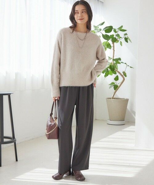 SHIPS / シップス その他パンツ | 〈UVカット/防シワ加工〉梳毛調 ストレッチ ドロスト パンツ | 詳細27