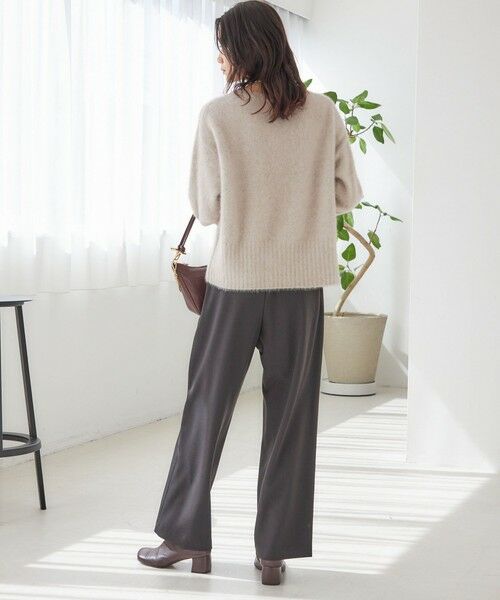 SHIPS / シップス その他パンツ | 〈UVカット/防シワ加工〉梳毛調 ストレッチ ドロスト パンツ | 詳細28