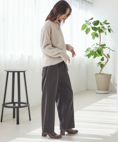 SHIPS / シップス その他パンツ | 〈UVカット/防シワ加工〉梳毛調 ストレッチ ドロスト パンツ | 詳細29