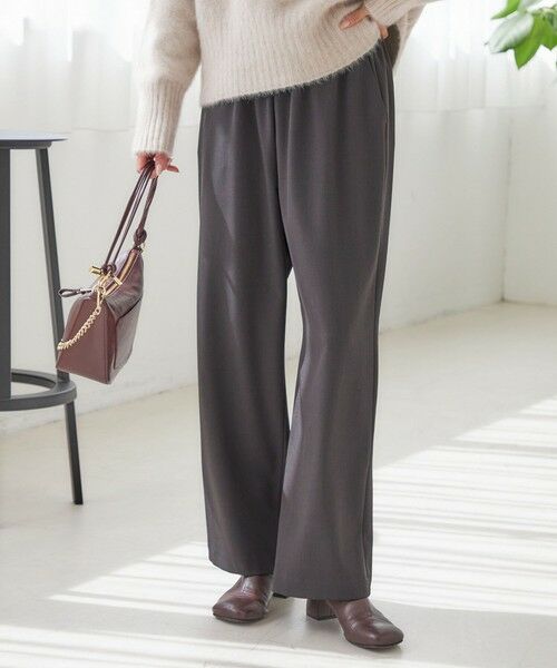 SHIPS / シップス その他パンツ | 〈UVカット/防シワ加工〉梳毛調 ストレッチ ドロスト パンツ | 詳細30