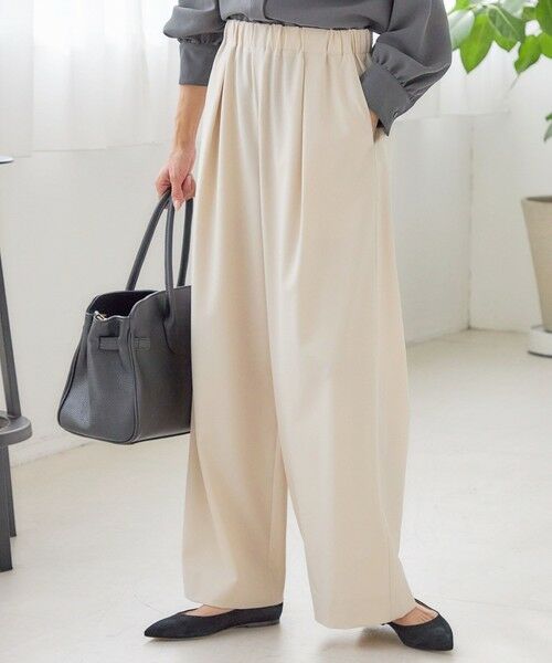 SHIPS / シップス その他パンツ | 〈洗濯機可能〉ストレッチ ツイル イージー タック パンツ | 詳細5