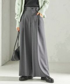 SHIPS / シップス スラックス・ドレスパンツ | 〈手洗い可能〉ソフィー ツイル ストレッチ ポケット デザイン パンツ