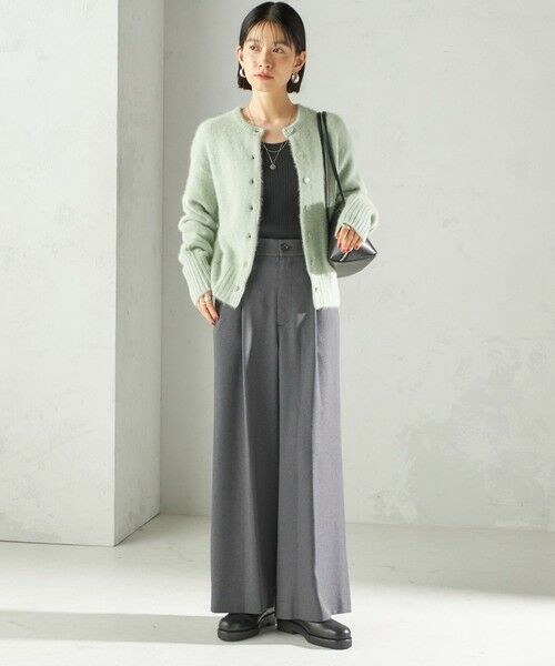 SHIPS / シップス スラックス・ドレスパンツ | 〈手洗い可能〉ソフィー ツイル ストレッチ ポケット デザイン パンツ | 詳細1