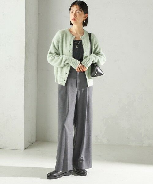 SHIPS / シップス スラックス・ドレスパンツ | 〈手洗い可能〉ソフィー ツイル ストレッチ ポケット デザイン パンツ | 詳細3