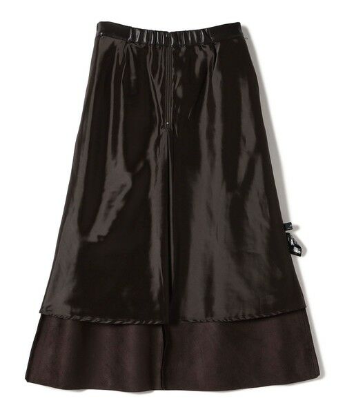 SHIPS / シップス ミニ・ひざ丈スカート | SHIPS Primary Navy Label:〈手洗い可能〉合皮 Aライン スカート | 詳細3