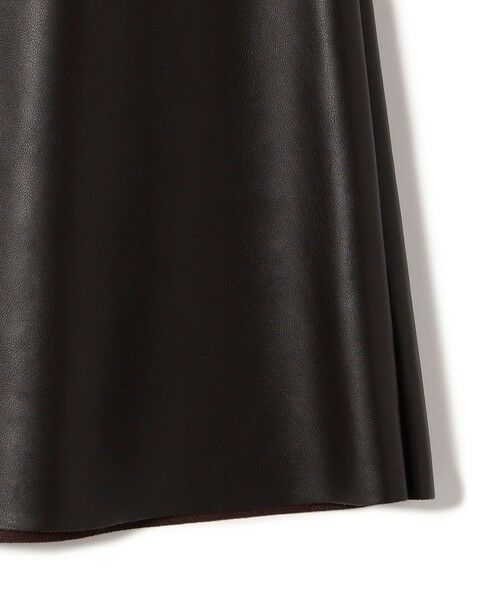 SHIPS / シップス ミニ・ひざ丈スカート | SHIPS Primary Navy Label:〈手洗い可能〉合皮 Aライン スカート | 詳細7