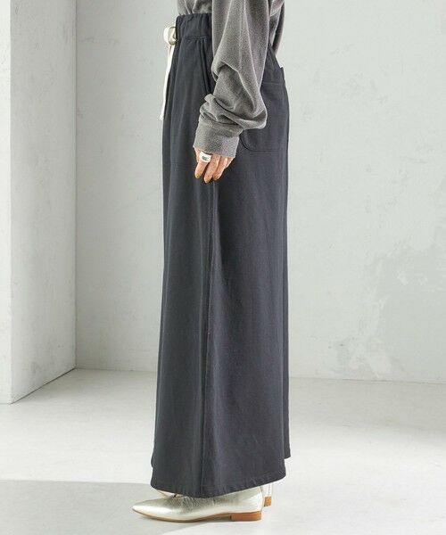 SHIPS / シップス ロング・マキシ丈スカート | ミニ 裏毛 ポケット セミ フレア スカート | 詳細10