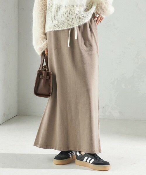 SHIPS / シップス ロング・マキシ丈スカート | ミニ 裏毛 ポケット セミ フレア スカート | 詳細18