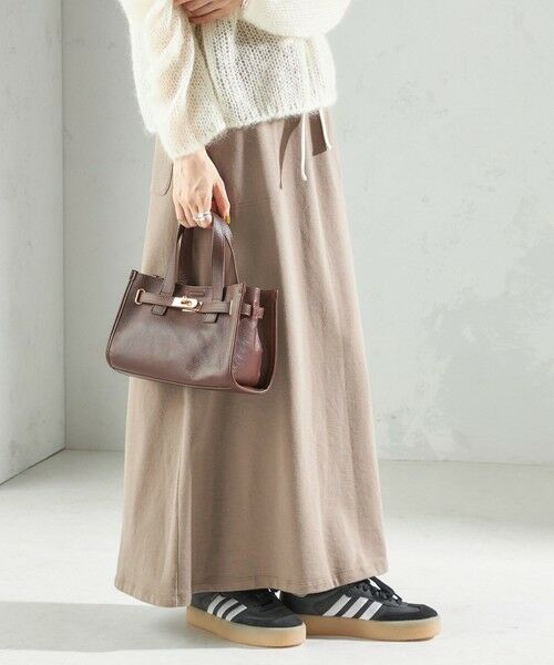 SHIPS / シップス ロング・マキシ丈スカート | ミニ 裏毛 ポケット セミ フレア スカート | 詳細21