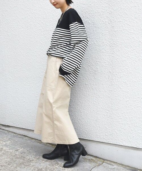 SHIPS / シップス ミニ・ひざ丈スカート | 【WEB限定】〈洗濯機可能〉ベイカー フレア スカート | 詳細2