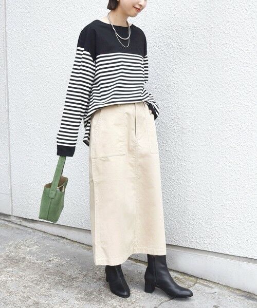 SHIPS / シップス ミニ・ひざ丈スカート | 【WEB限定】〈洗濯機可能〉ベイカー フレア スカート | 詳細4