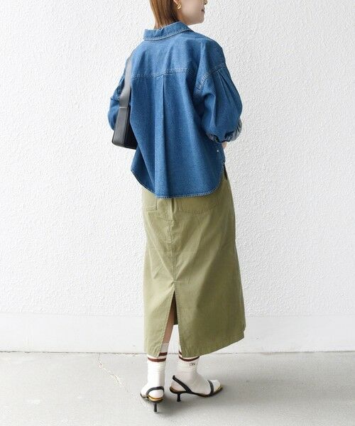 SHIPS / シップス ミニ・ひざ丈スカート | 【WEB限定】〈洗濯機可能〉ベイカー フレア スカート | 詳細21