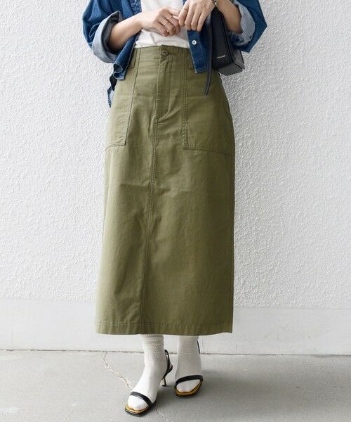 SHIPS / シップス ミニ・ひざ丈スカート | 【WEB限定】〈洗濯機可能〉ベイカー フレア スカート | 詳細25