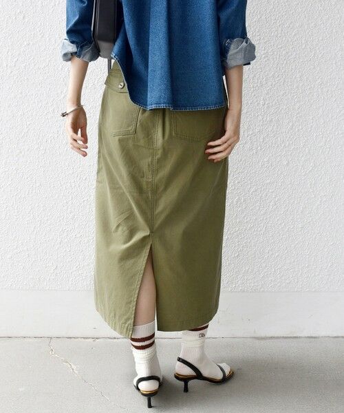 SHIPS / シップス ミニ・ひざ丈スカート | 【WEB限定】〈洗濯機可能〉ベイカー フレア スカート | 詳細26