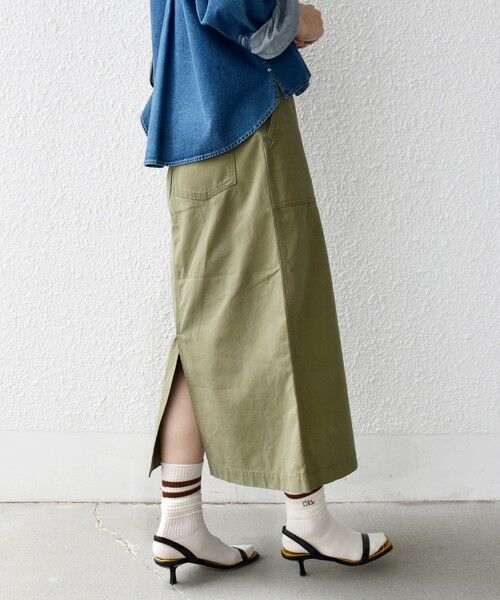 SHIPS / シップス ミニ・ひざ丈スカート | 【WEB限定】〈洗濯機可能〉ベイカー フレア スカート | 詳細27