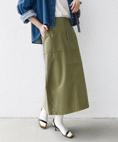 SHIPS / シップス ミニ・ひざ丈スカート | 【WEB限定】〈洗濯機可能〉ベイカー フレア スカート | 詳細28