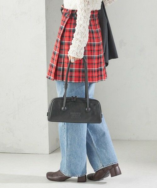 SHIPS / シップス ミニ・ひざ丈スカート | チェック プリーツ 巻き スカート | 詳細13