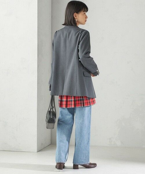 SHIPS / シップス ミニ・ひざ丈スカート | チェック プリーツ 巻き スカート | 詳細5