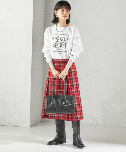 SHIPS / シップス ロング・マキシ丈スカート | チェック ボックス プリーツ スカート | 詳細30