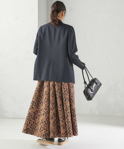 SHIPS / シップス ロング・マキシ丈スカート | 〈手洗い可能〉タフタ タック フレア スカート | 詳細16