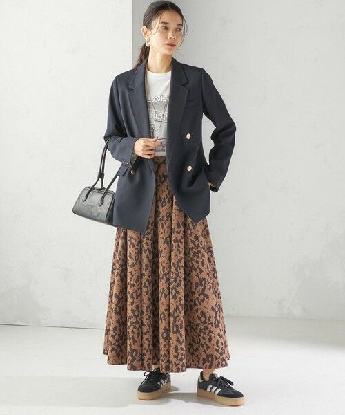 SHIPS / シップス ロング・マキシ丈スカート | 〈手洗い可能〉タフタ タック フレア スカート | 詳細18