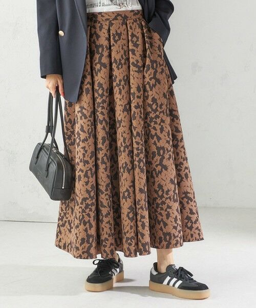 SHIPS / シップス ロング・マキシ丈スカート | 〈手洗い可能〉タフタ タック フレア スカート | 詳細19