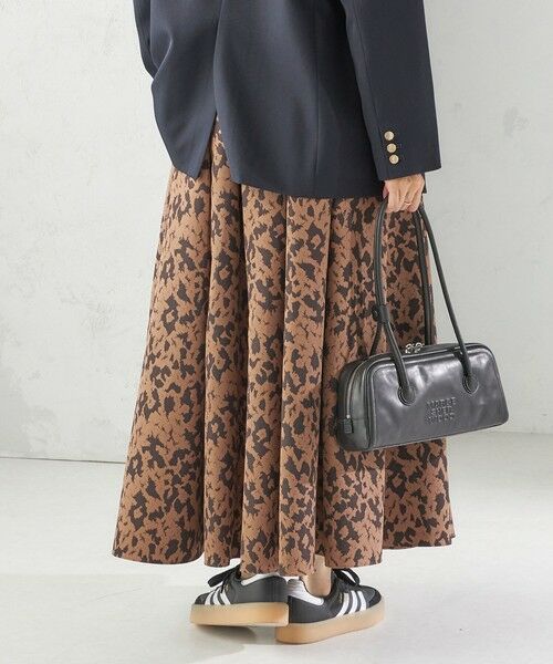 SHIPS / シップス ロング・マキシ丈スカート | 〈手洗い可能〉タフタ タック フレア スカート | 詳細21