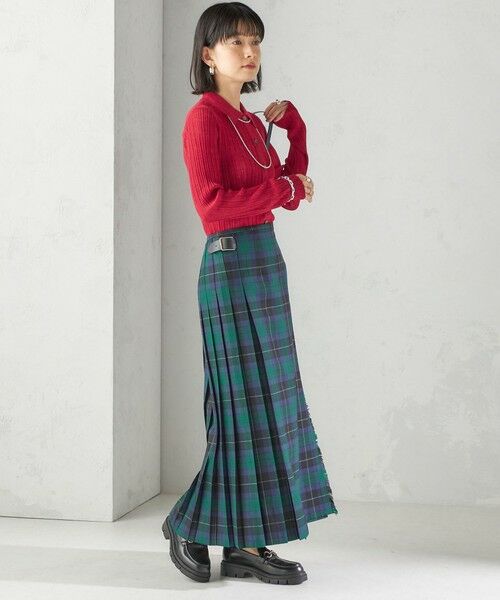 SHIPS / シップス ロング・マキシ丈スカート | 【SHIPS別注】O’NEIL OF DUBLIN: 50th ANNIV チェック キルトスカート | 詳細5