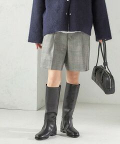 SHIPS / シップス ショート・ハーフ・半端丈パンツ | 〈手洗い可能〉ウォッシャブル ウール チェック ハーフ パンツ