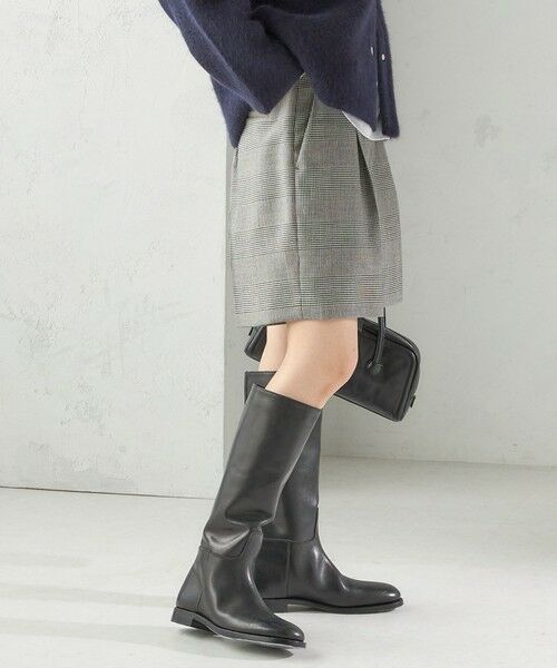 SHIPS / シップス ショート・ハーフ・半端丈パンツ | 〈手洗い可能〉ウォッシャブル ウール チェック ハーフ パンツ | 詳細10