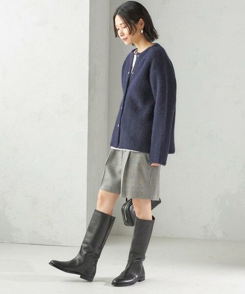 SHIPS / シップス ショート・ハーフ・半端丈パンツ | 〈手洗い可能〉ウォッシャブル ウール チェック ハーフ パンツ | 詳細2