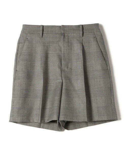 SHIPS / シップス ショート・ハーフ・半端丈パンツ | 〈手洗い可能〉ウォッシャブル ウール チェック ハーフ パンツ | 詳細12
