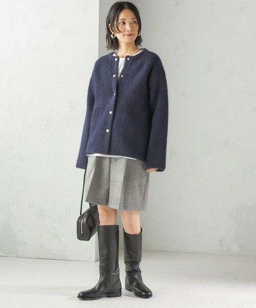 SHIPS / シップス ショート・ハーフ・半端丈パンツ | 〈手洗い可能〉ウォッシャブル ウール チェック ハーフ パンツ | 詳細5