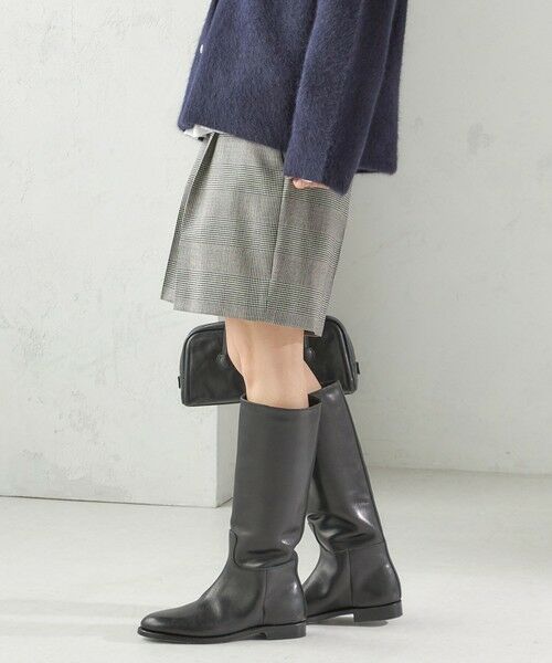 SHIPS / シップス ショート・ハーフ・半端丈パンツ | 〈手洗い可能〉ウォッシャブル ウール チェック ハーフ パンツ | 詳細8