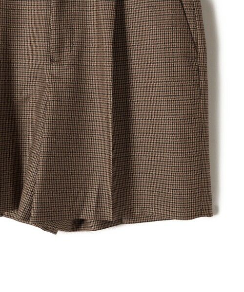 SHIPS / シップス ショート・ハーフ・半端丈パンツ | 〈手洗い可能〉ウォッシャブル ウール チェック ハーフ パンツ | 詳細29
