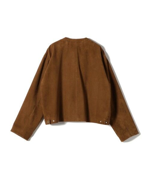SHIPS / シップス ブルゾン | ゴート スエード ノーカラー ブルゾン | 詳細23