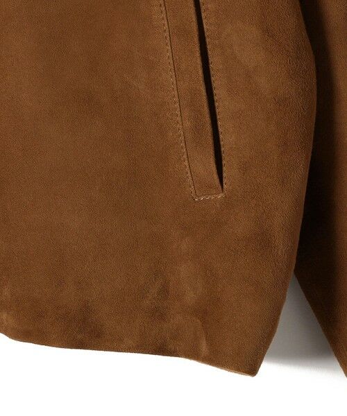 SHIPS / シップス ブルゾン | ゴート スエード ノーカラー ブルゾン | 詳細26