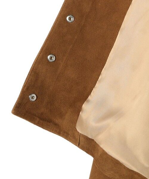 SHIPS / シップス ブルゾン | ゴート スエード ノーカラー ブルゾン | 詳細27