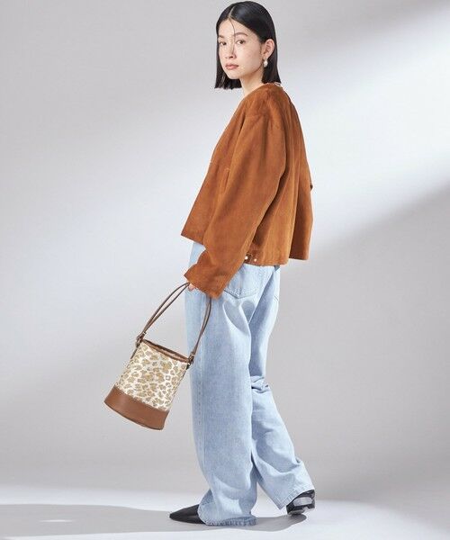 SHIPS / シップス ブルゾン | ゴート スエード ノーカラー ブルゾン | 詳細3