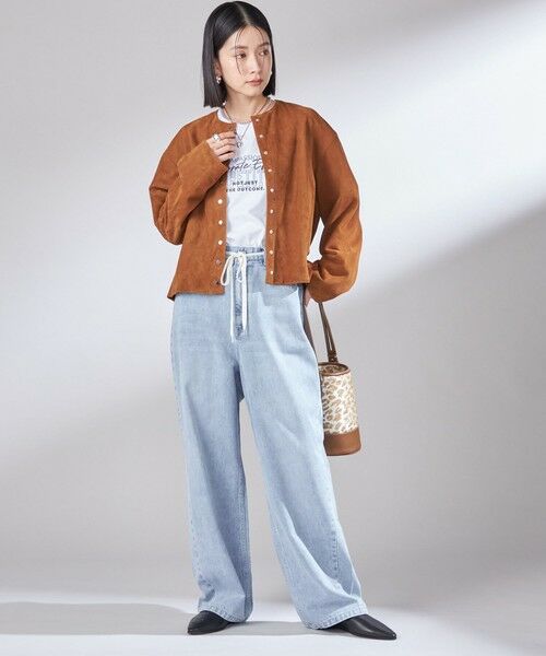 SHIPS / シップス ブルゾン | ゴート スエード ノーカラー ブルゾン | 詳細6