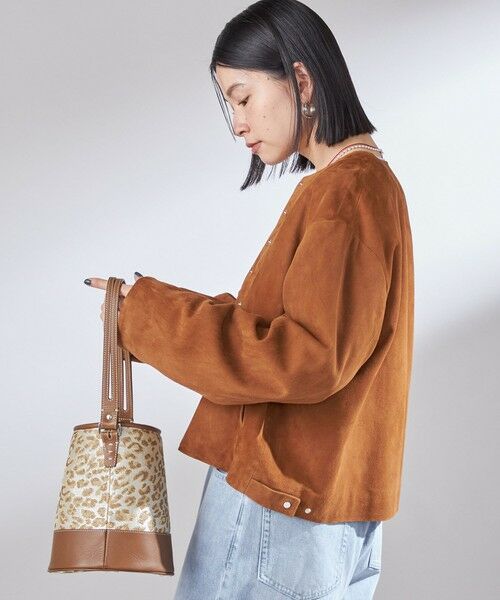 SHIPS / シップス ブルゾン | ゴート スエード ノーカラー ブルゾン | 詳細9