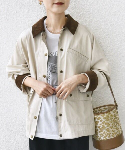 SHIPS / シップス その他アウター | 〈洗濯機可能〉テント シルエット ワーク ジャケット | 詳細6