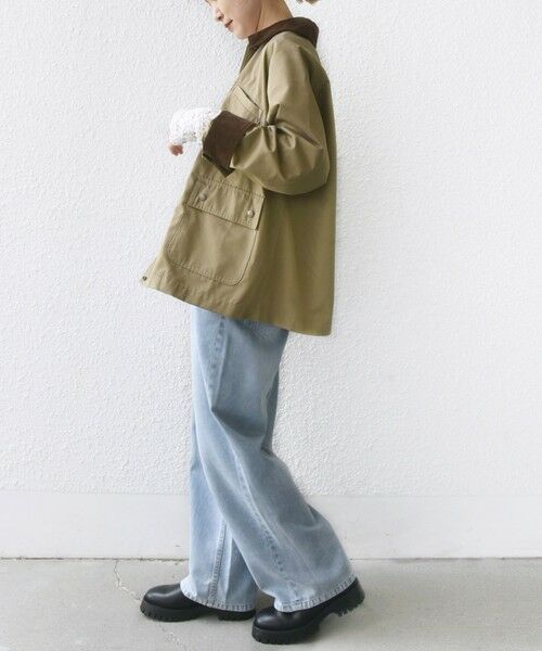 SHIPS / シップス その他アウター | 〈洗濯機可能〉テント シルエット ワーク ジャケット | 詳細16