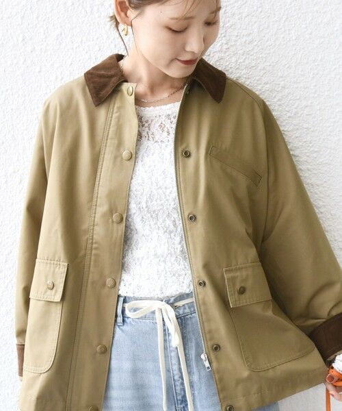 SHIPS / シップス その他アウター | 〈洗濯機可能〉テント シルエット ワーク ジャケット | 詳細18