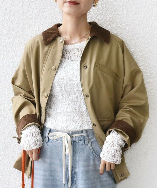 SHIPS / シップス その他アウター | 〈洗濯機可能〉テント シルエット ワーク ジャケット | 詳細19