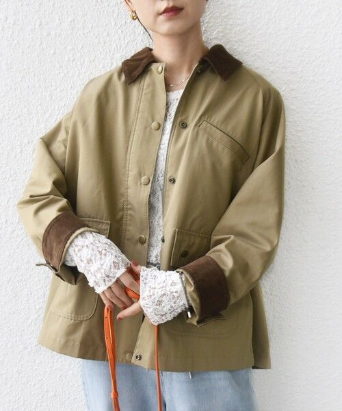 SHIPS / シップス その他アウター | 〈洗濯機可能〉テント シルエット ワーク ジャケット | 詳細24