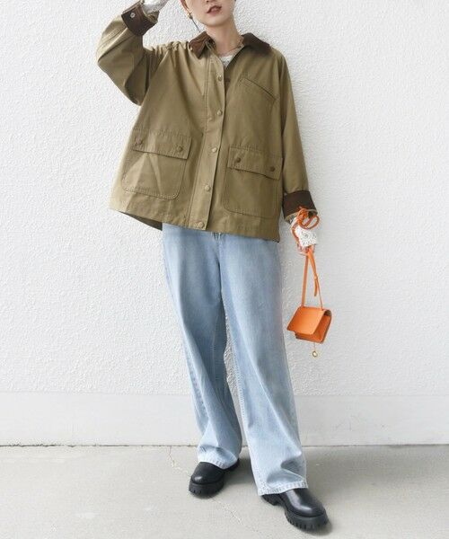 SHIPS / シップス その他アウター | 〈洗濯機可能〉テント シルエット ワーク ジャケット | 詳細25