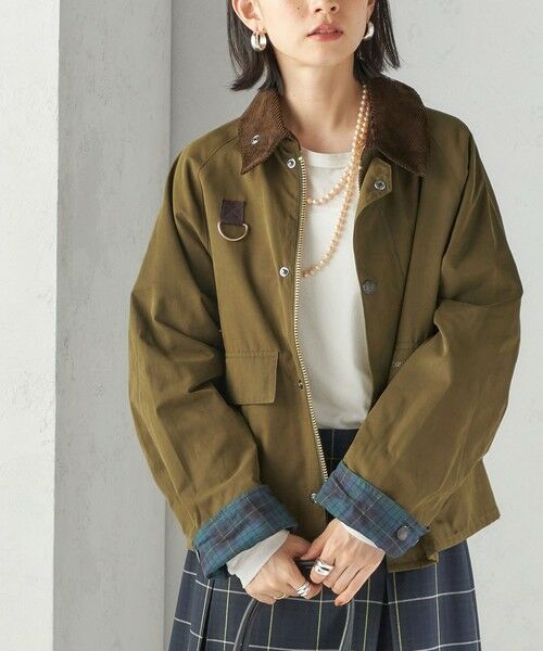 SHIPS for women/シップスウィメン 【SHIPS別注】Barbour: 50th ANNIV SPEY ジャケット オリーブ SMALL SHIPS for women/シップスウィメン 【SHIPS別注】Barbour: 50th ANNIV SPEY ジャケット オリーブ SMALL