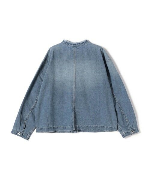デニムノーカラージャケット シップス 楽天市場】SHIPS any: ノーカラー デニム ブルゾン[SHIPS any